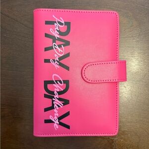 Bright Pink Budget Organizer
